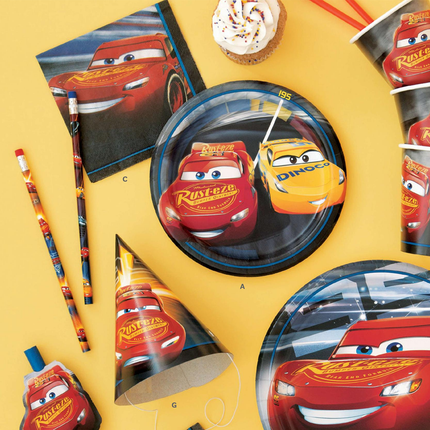 Disney Cars Beverage Napkins, 16 ct