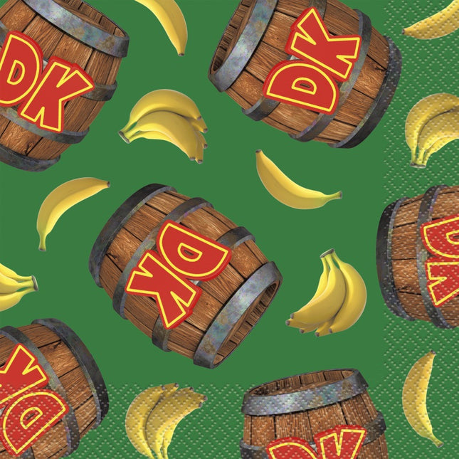Donkey Kong Luncheon Napkins 16ct