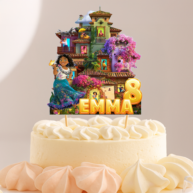 Encanto CardStock Cake Topper 7"