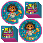 Encanto Shaped Plates and Napkins Set for 32 Guests - set overview