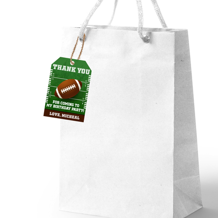 Football Party Personalized Thank You Cards, 8 ct