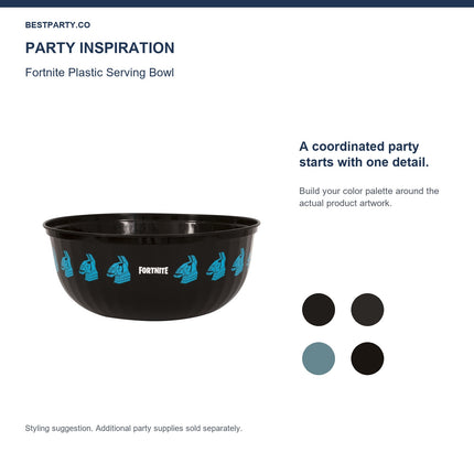 Fortnite Plastic Serving Bowl — color coordination idea