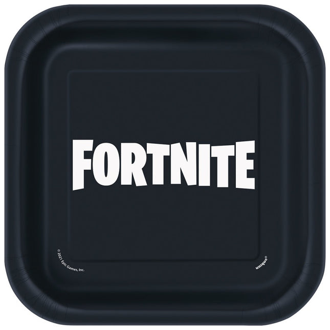 Fortnite Square 7" Dessert Plates 8ct
