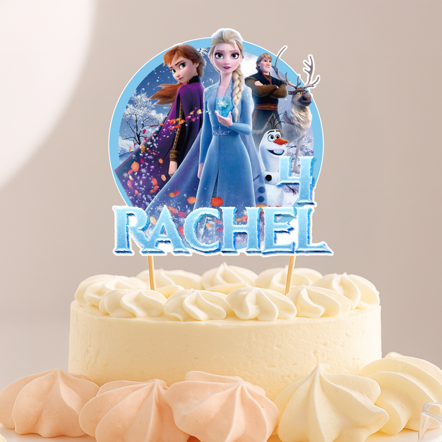 Disney Frozen Elsa CardStock Cake Topper 7"