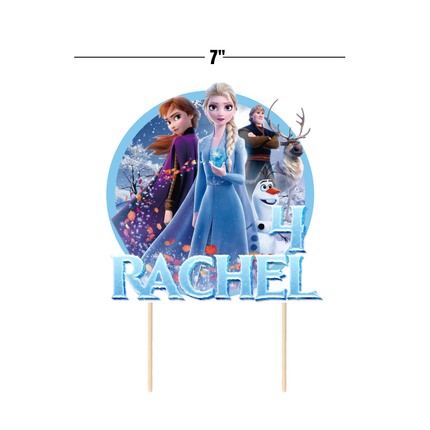 Disney Frozen Elsa CardStock Cake Topper 7"