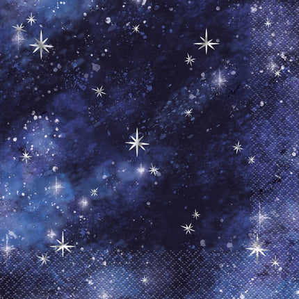 Galaxy Luncheon Napkins 20ct, Foil Accents
