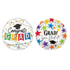 Graduation Congrats Grad Balloon Duo Set - set overview