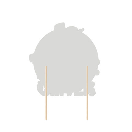 Baby Groot CardStock Cake Topper 7"
