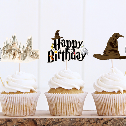 Magical Wizard Cupcake Toppers 10 ct