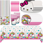 Hello Kitty Birthday Party Supplies & Decorations - 16 Guests