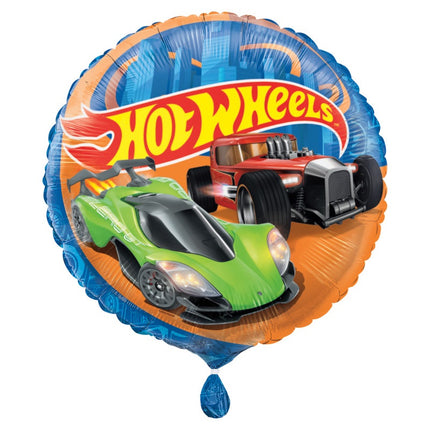 Hot Wheels Round 18" Foil Balloon