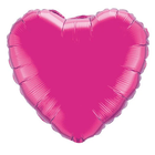 Hot Pink Heart Foil Balloon 18