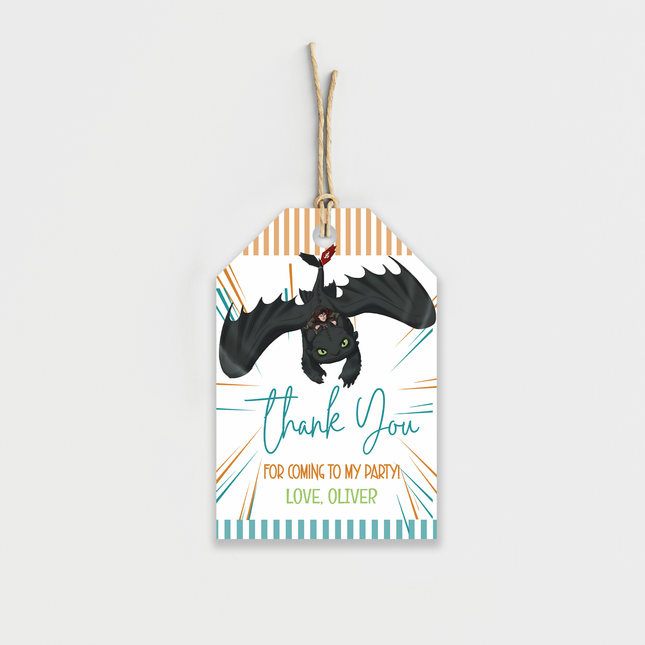 How To Train Your Dragon Personalized Thank You Cards, 8 ct