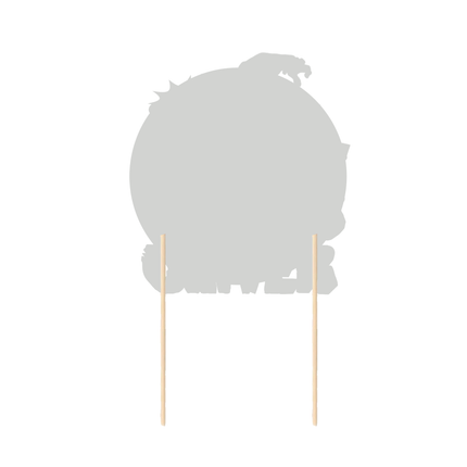 Hulk Birthday CardStock Cake Topper 7"