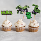 Hulk Superhero Cupcake Toppers 10 ct