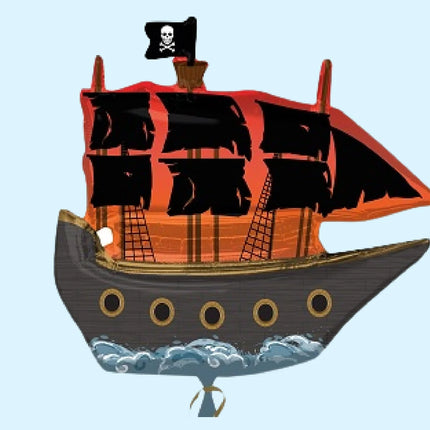 Ahoy Pirate Ship Jumbo Balloon 30"
