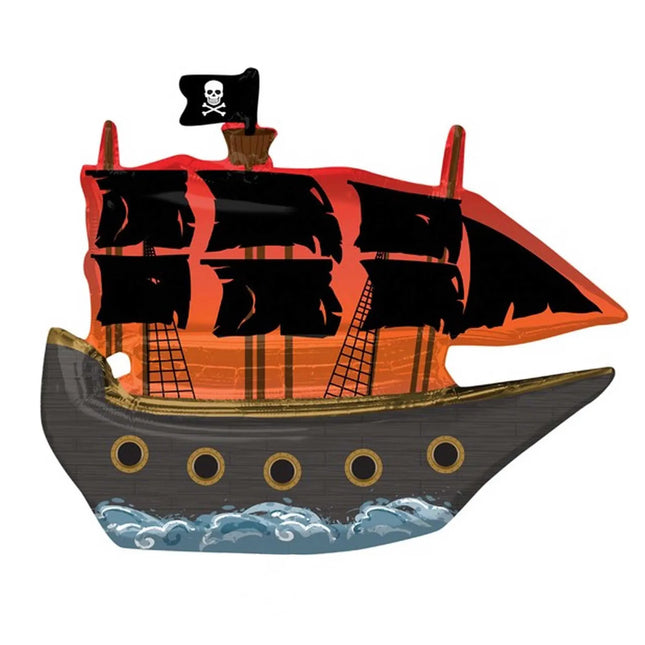 Ahoy Pirate Ship Jumbo Balloon 30"