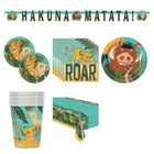 The Lion King Coordinated Party Supplies Set for 16 Guests - set overview