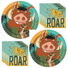 The Lion King Dessert Plates and Napkins Set for 16 Guests - set overview