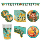 The Lion King Party Supplies and Foil Balloon Set for 16 Guests - set overview