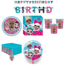 LOL Surprise Party Supplies and Foil Balloon Set for 16 Guests - set overview