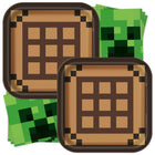 Minecraft Dinner Plates and Napkins Set for 32 Guests - coordinated party set