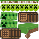 Minecraft Birthday Decorations – Serves 16 Guests