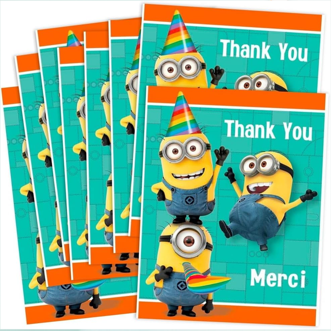 Minions™ Thank You Notes – 8 Count 