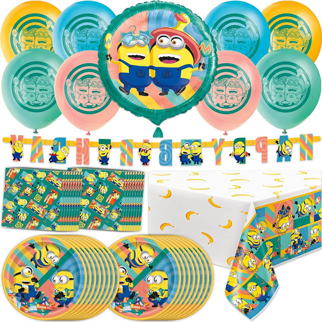 Minions Party Decorations with Balloons