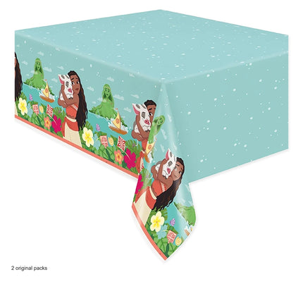 Moana Party Tablecloths, 2 Pack Bundle - original package contents