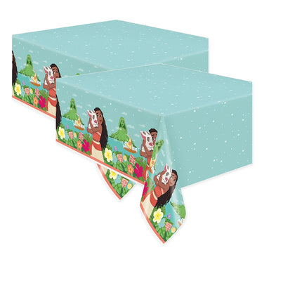 Moana Party Tablecloths, 2 Pack Bundle - coordinated party set