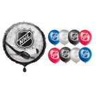 NHL Hockey Foil and Latex Balloon Bundle - set overview