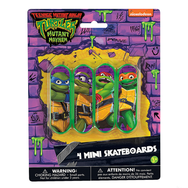 Ninja Turtles Skateboards 4 ct