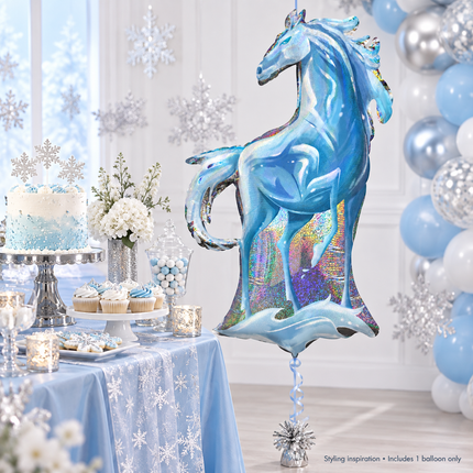 Frozen 2 Nokk Foil Balloon 38" – Water Spirit Horse Decoration - party styling inspiration, decorations not included