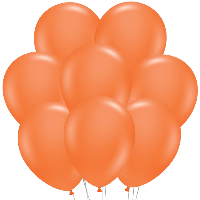 Orange Latex Balloons 12"