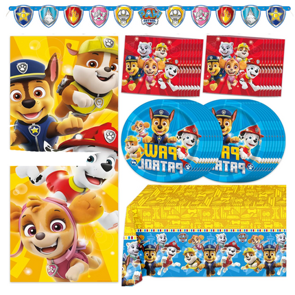 Paw Patrol Birthday Decorations with Photo Backdrop