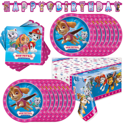 Skye Paw Patrol Birthday Party Decorations - Serves 16