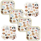 Pawty Animals Dog Dinner Plates and Napkins Set for 16 Guests - set overview