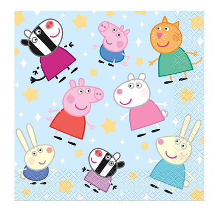Peppa Pig Luncheon Napkins 16 Ct