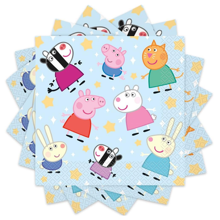 Peppa Pig Luncheon Napkins 16 Ct - included product detail