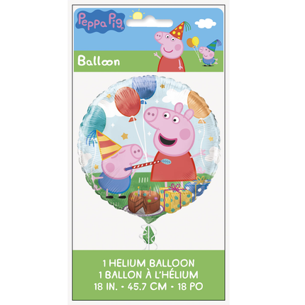 Peppa Pig Foil Balloon, 18-Inch Round
