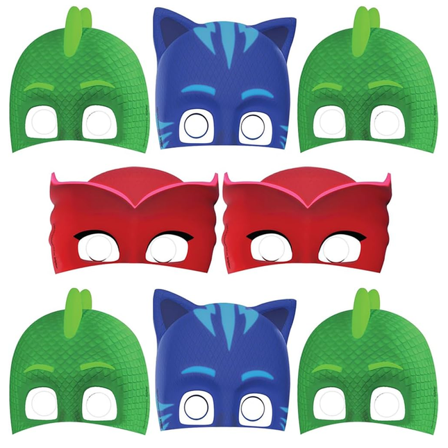 PJ Masks Paper Masks 8 ct