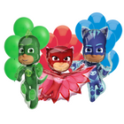 PJ Masks Balloon Bouquet – SuperShape Foil Balloons & Latex Balloon Set
