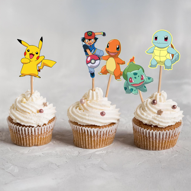 Pokemon Cupcake Toppers 10 ct