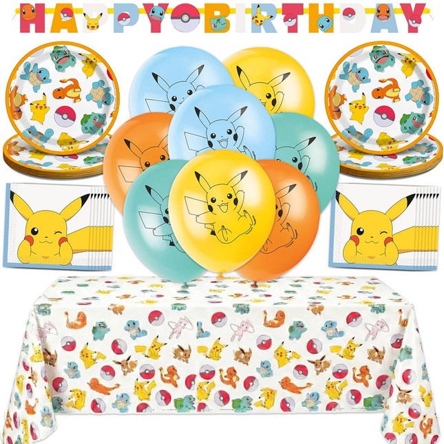 Pokemon Birthday Decorations and Party Supplies