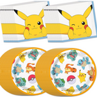 Pokemon Dessert Plates and Napkins - Serves 32 Guests