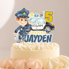 Police Birthday CardStock Cake Topper 7