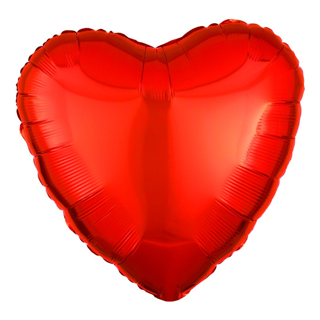 Red Heart Foil Balloon 18", 1 ct