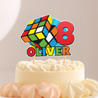 Rubik Birthday CardStock Cake Topper 7