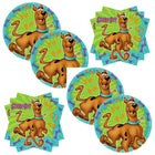 Scooby-Doo Dessert Plates and Napkins Set for 32 Guests - set overview